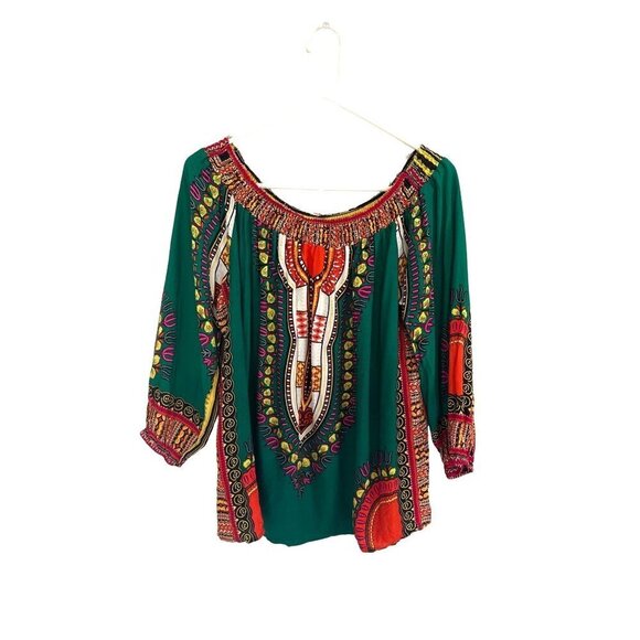 It girl green boho top size XL - Picture 1 of 7